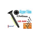ece life 3,5x45mm -Alçıpan vidası -Matkap Uçlu -Borazan Başlı (Pk.İçi.Ad./100Adet)