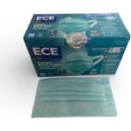 Ece Yumuşak Elastik Kulaklıklı Turkuaz Tek Kulanımlık Cerrahi Maske