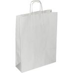 Ecen Plast Beyaz 25X12X31 ( 25 Adet ) ( Kağıt Poşet Çanta )