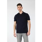 Ecer 60122212 Lacivert Polo Yaka Rahat Kesim Kısa Kollu Erkek T-Shirt