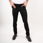 ECER BELİ LASTİKLİ SLİMFİT ERKEK PANTOLON Siyah 40