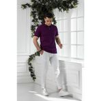 Ecer Regular Fit Polo Yaka Armürlü Merserize Kumaş Erkek T-Shirt