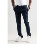 Ecer Slimfit Beli Lastikli Ve İplikli Çizgili Pamuklu Kışlık Kumaş Erkek Jogger Pantolon