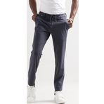 Ecer Slimfit Beli Lastikli Ve İplikli Polyamid Hafif Parlak Kışlık Kumaş Erkek Jogger Pantolon