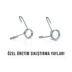 Ecgspor 2 Adet Kıskaçlı Çelik Plaka Sıkıştırma Yayı