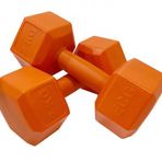 Ecgspor 2x2 kg Altıgen Turuncu Dambıl Seti