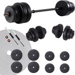 Ecgspor 35 kg Halter Dambıl Seti Fitness Seti Ağırlık Seti