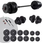 Ecgspor 75 kg Halter Seti ve Dambıl Fitness Seti