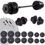 Ecgspor 85 kg Vinyl Halter ve Dambıl Ağırlık Seti