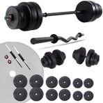 Ecgspor 98 kg Halter ve Dambıl Ağırlık Seti