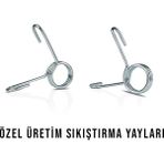 Ecgspor Çelik Plaka Sıkıştırma Yayı 2 Adet Ergonomik Yapı ile Ağırlık Setleri için Kullanım
