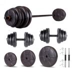 Ecgspor Hero Serisi 105 kg Dambıl Seti ve Halter Seti Ağırlık Fitness Seti