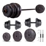 Ecgspor Hero Serisi 55 kg Dambıl Seti ve Halter Seti Ağırlık Fitness Seti