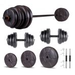 Ecgspor Hero Serisi 75 kg Dambıl Seti ve Halter Seti Ağırlık Fitness Seti