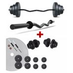 Ecgspor Z Bar 45 kg Dambıl Seti Ve Fitness Ağırlık Seti