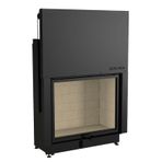Echa Tech Düz 100x80 Asansörlü Çelik Şömine Haznesi