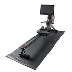 Echelon Fitness Koruyucu İç Mekan Kürek Matı: 39" G x 90.5" L, Siyah