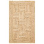 ECHO ECH 06 NATURAL XW El Dokuma Naturel Jüt Hasır Halı, 120 x 180
