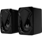 Echoes Pc Bilgisayar Hoparlörü USB Güç Stereo Subwoofer Hoparlör Renkli Rgb LED Işık (Yurt Dışından)