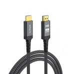 Echorin (3 metre) HDMI 2.1 Kablo 8K 60Hz 4K 120Hz 48Gbit/s Yüksek Hızlı, HDMI Kablo TV/PS5/PS4/ Xbox Series X/Monitör ile uyumlu