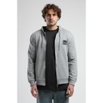 Eckō Unltd. MAIDEN Gri Kapüşonlu Nakışlı Standard Fit Erkek Sweatshirt
