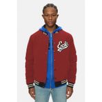 Ecko Unltd. Crocker Kırmızı Baskılı Nakışlı Loose Fit Erkek Kolej Mont - 3XL