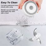 Eckooing 250ML Mini USB Elektrikli Kıyma Makinesi Sarımsak Doğrayıcı Pembe (Yurt Dışından)