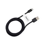 Eco-acs Usb-a To Type-c 66w Örgülü Hızlı Şarj Kablosu 2 Metre Süper Hızlı Şarj & Data Kablosu Dayanıklı Uzun Kablo Siyah