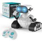 Eco Eğitici Uzaktan Kumandalı Robot Oyuncak Çocuk Ses ve Işık Dansı Şarj Hareketli Robot Çocuk Oyuncak (Yurt Dışından) - Beyaz