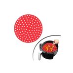 Eco Lounge Bx Renkli Isıya Dayanıklı Yıkanılabilir Silikon Fırın ve Airfryer Yuvarlak Pişirme Matı 20 cm