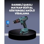 Eco Lounge Güçlü Şarjlı Matkap Vidalama Çift Batarya