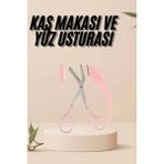 Eco Lounge Kavisli Kaş Kirpik Düzeltici Bıyık Alma Taraklı Kaş Makası Yüz Bakım Seti Makas