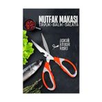 Eco Lounge Mutfak Makası - Tavuk Kesme Makası Balık Temizleme Makası Salata Hazırlama Makası