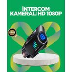 Eco Lounge Q28 Bluetooth Kask Kulaklık 1080P Kamera – Su Geçirmez Motosiklet Interkom