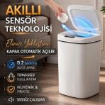 Eco Lounge Sensörlü Çöp Kovası Otomatik Kapak Temassız