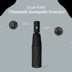 Eco Lounge Siyah Kılıflı Otomatik Kompakt Şemsiye