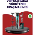 Eco Lounge Vgr V-695 Şarjlı Profesyonel Erkek Saç Sakal Tıraş Makinesi Ipx7 Su Geçirmez
