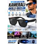 Eco Lounge Yapay Zeka Destekli Kameralı Akıllı Gözlük 8mp Kamera Chatgpt Çeviri Ses Kayıt Özellikli - Antrasit - Siyah