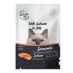 Eco Natura Pet 85 gr Jöle İçinde Somonlu Kısırlaştırılmış Kedi Konservesi