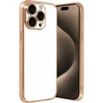 Eco Port Apple Iphone 15 Pro Max Razer Lensli Silikon - Gold - Çok Renkli
