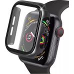 Eco Port Apple Watch 41MM Camlı Kasa Ekran Koruyucu - Siyah - Çok Renkli