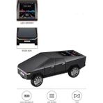 Eco Port D68 Cyber Model Araba Tasarımlı Bluetooth Hoparlör 15W Güçlü Ses Rgb LED /tws/usb Siyah