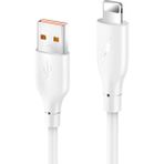 Eco Port DC64 USB To Lightning 1m 3.0A Hızlı Şarj Kablo - Beyaz