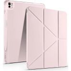 Eco Port Ipad Air 13 (2024) Kılıf Kalemlikli Mars Tablet Kılıfı - Rose Gold - Kaliteli - Çok Renkli