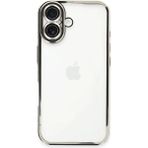 Eco Port Iphone 16 Kılıf Razer Lensli Silikon - Gümüş - Belirtilmemiş - Altın