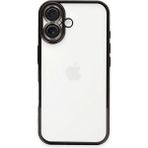 Eco Port Iphone 16 Kılıf Razer Lensli Silikon - Siyah - Belirtilmemiş - Altın