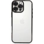 Eco Port Iphone 16 Pro Kılıf Razer Lensli Silikon - Siyah - Belirtilmemiş - Altın
