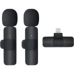 Eco Port K9 Kablosuz Yaka Mikrofonu Lightning 2’li Mini Mikrofon Youtube Tik Tok 2 Adet - Belirtilmemiş
