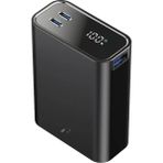 Eco Port PW501 20.000 Mah Dijital Göstergeli 2 Adet 45W Type-C ve 22.5W USB Çıkışlı Şarj Pd Hızlı Şarj Powerbank - Siyah