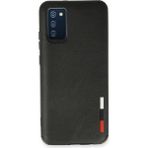 Eco Port Samsung Galaxy A02S Kılıf Loop Deri Silikon - Siyah - Belirtilmemiş - Altın